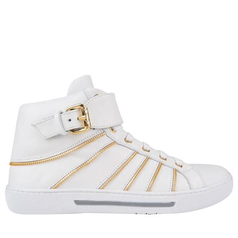 basketball versace trainers|Versace zipped high top sneakers.